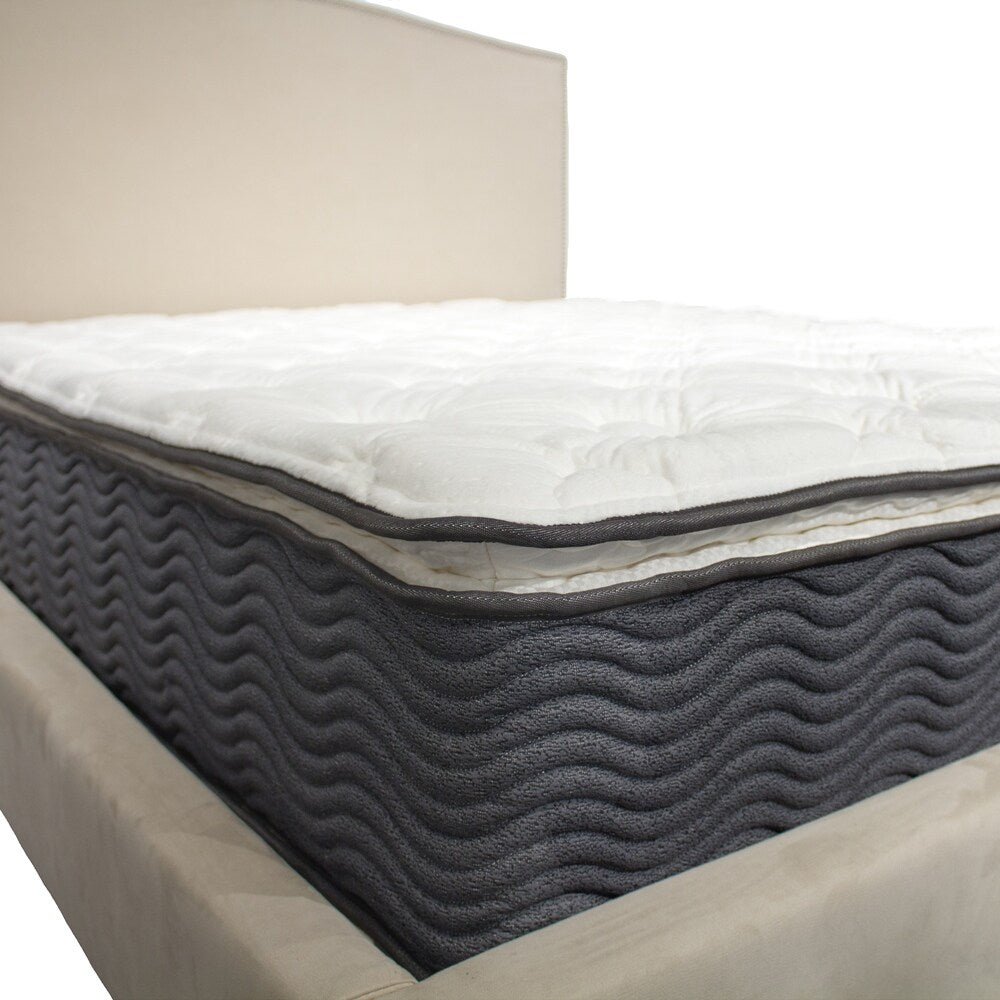 Materasso ibrido full size Series 3 con memory foam 12 gel e pillow-top