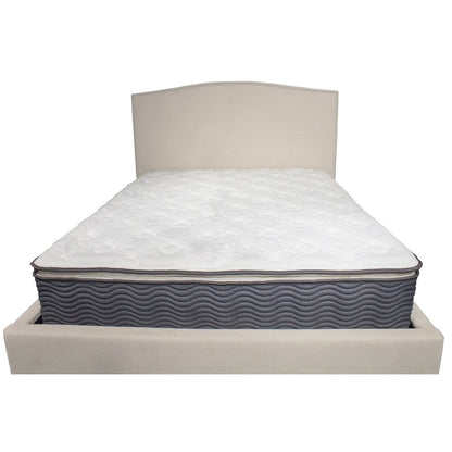Materasso ibrido full size Series 3 con memory foam 12 gel e pillow-top