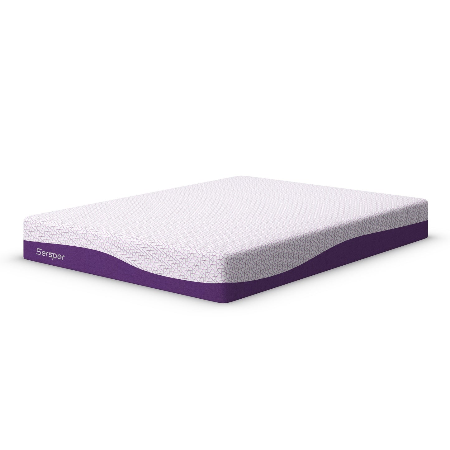 Materasso in memory foam al gel di carbone di bambù Sersper da 14 pollici, adatto per letto regolabile