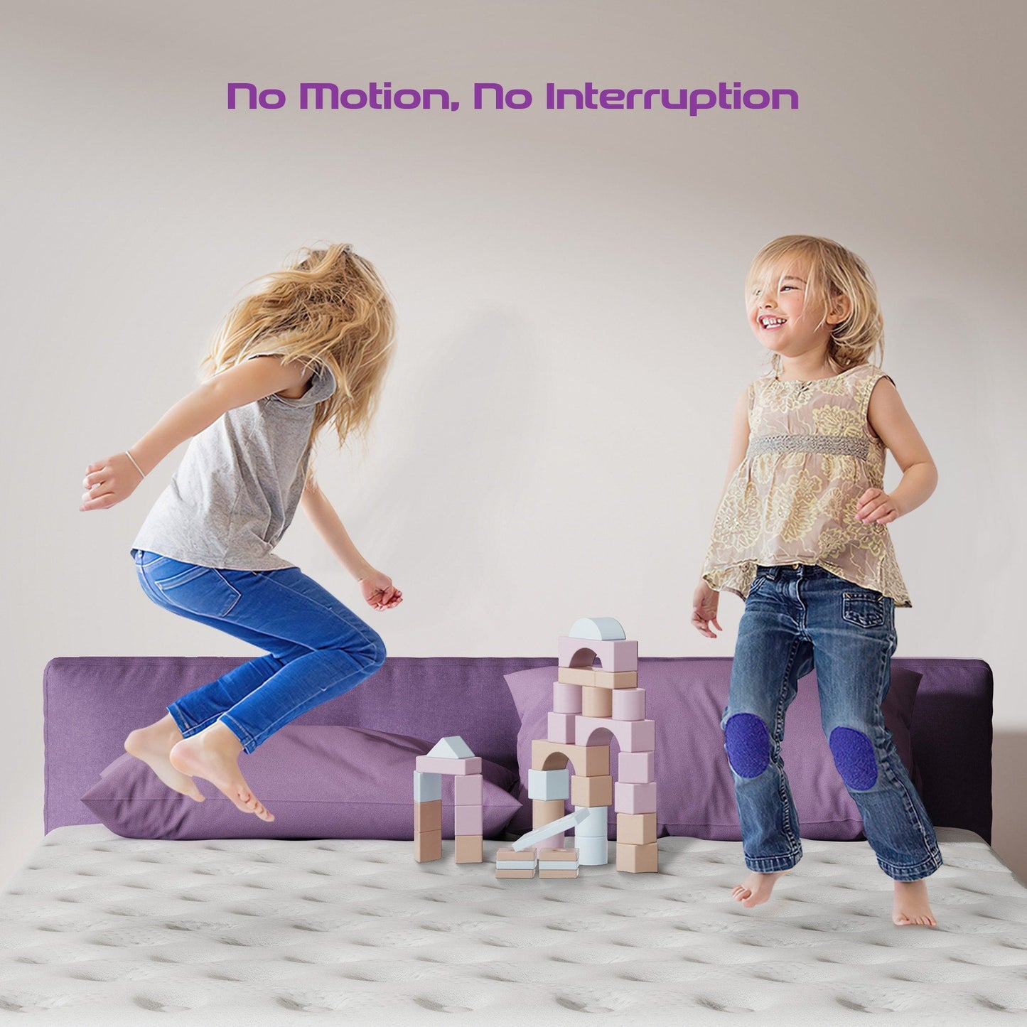 Materasso ibrido Sersper in memory foam e molle interne di medie dimensioni da 8 pollici, materasso Pillow Top