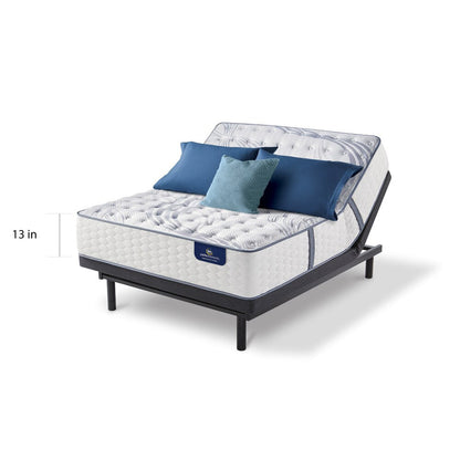 Set di materassi Serta Brightmore Firm California King-size da 13 pollici con base regolabile