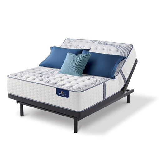 Set di materassi Serta Brightmore Firm California King-size da 13 pollici con base regolabile