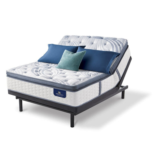Set di materassi Serta Brightmore Super Pillow Top Firm da 13 pollici con base regolabile