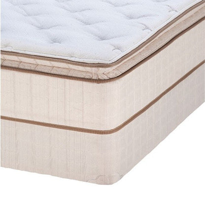 Materasso matrimoniale con materasso pillow top Serta Bristol Way e set di molle insacchettate