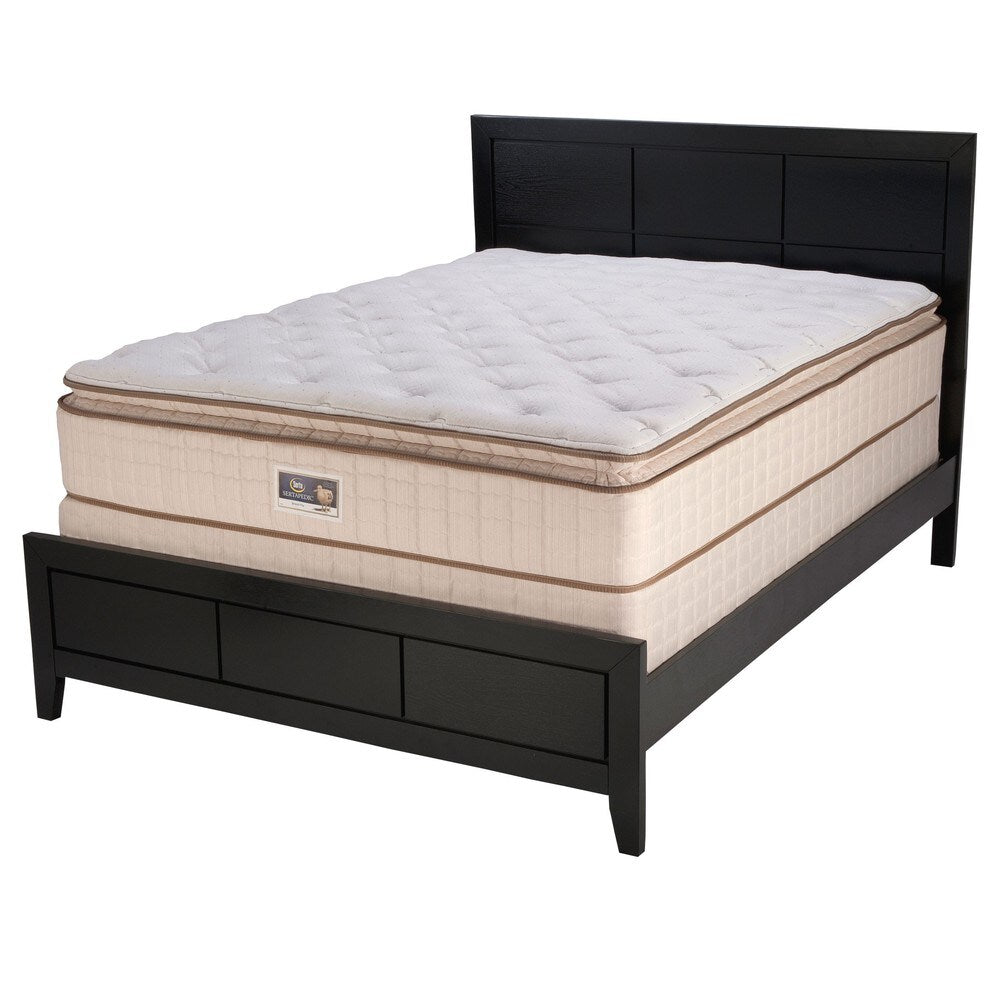 Materasso king-size con materasso pillow top Serta Bristol Way e set di molle