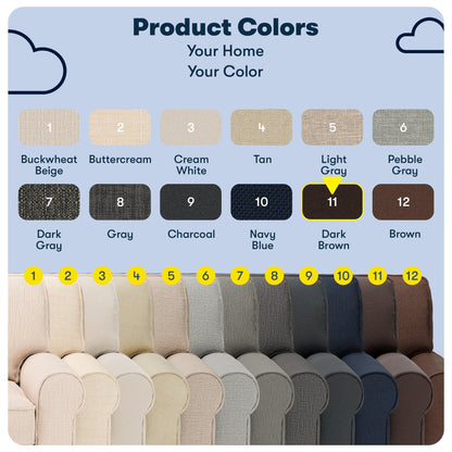 Divano con braccioli arrotolati Serta Copenhagen 73, in poliestere di facile manutenzione, schienale morbido, cuscini di seduta a molle insacchettate