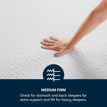 Materasso in memory foam Serta For Ewe 7, mediamente rigido, in scatola