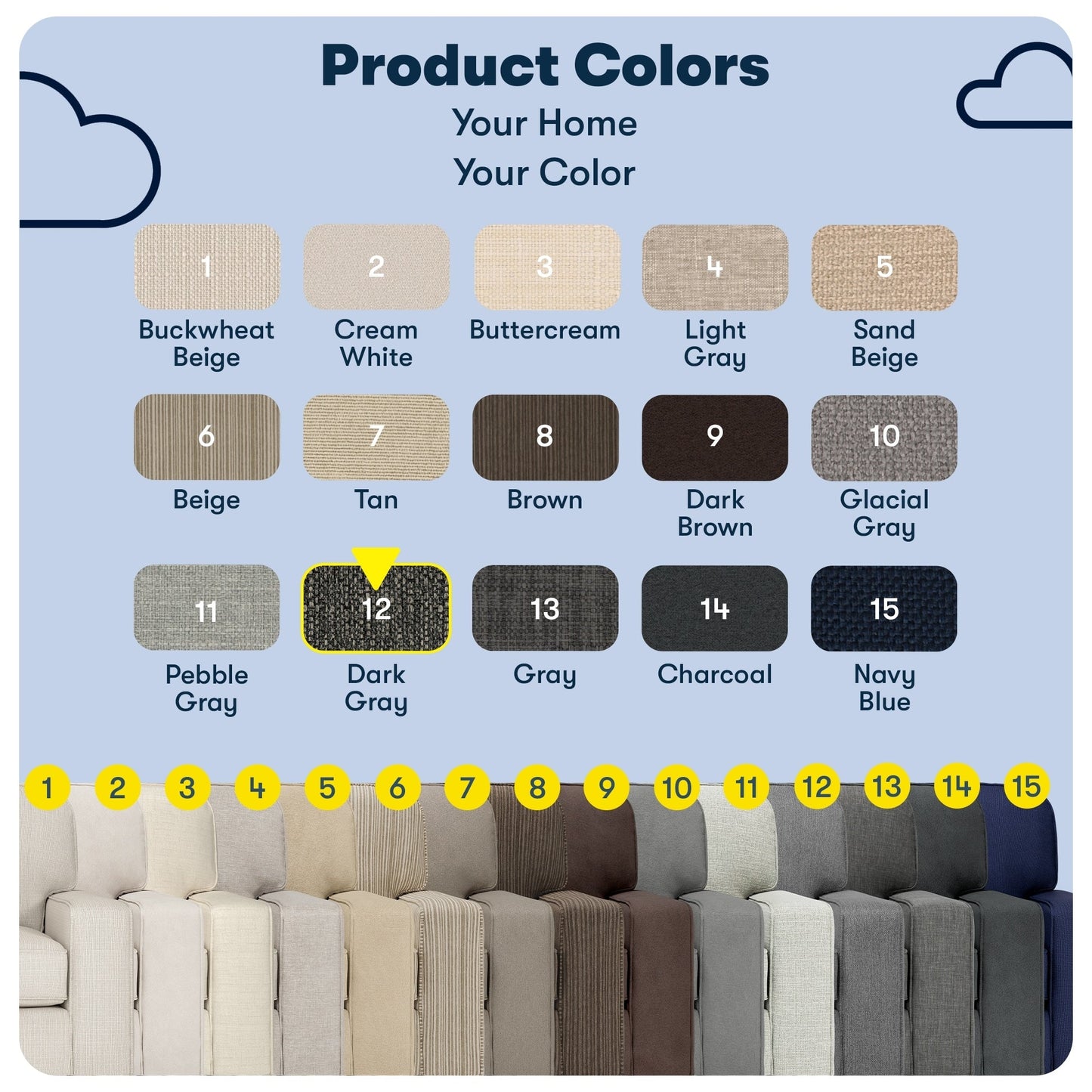 Divano Serta Palisades 73 Track Arm, in poliestere di facile manutenzione, con schienale morbido e cuscini di seduta a molle insacchettate.