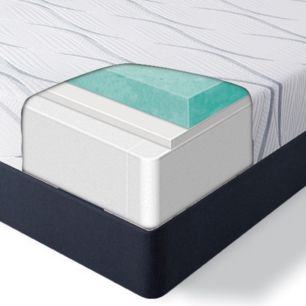 Set di materassi in schiuma media Serta Perfect Sleeper Merriam II da 10 pollici