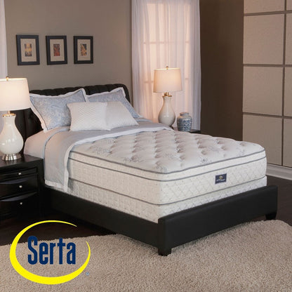 Materasso e box spring Serta Perfect Sleeper Conviction Euro Top Queen-size - Bianco sporco