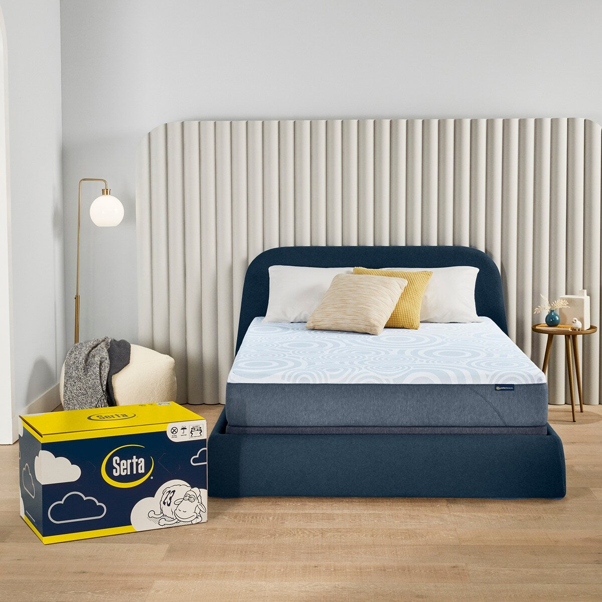 Materasso Serta Perfect Sleeper Nestled Night 10 in una scatola