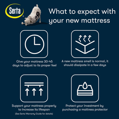 Materasso rigido in memory foam Serta Sleep to Go 6 in una scatola