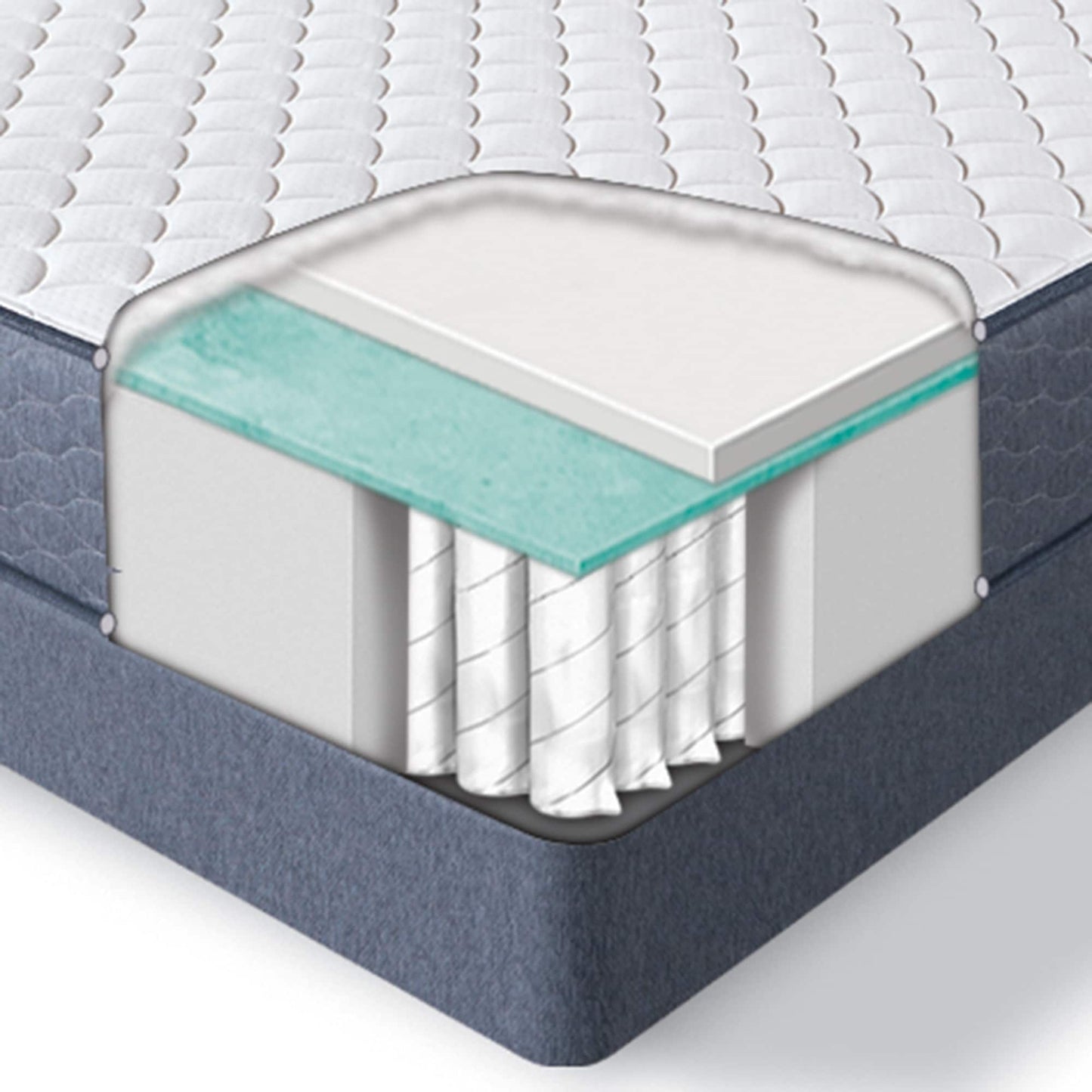 Materasso a molle rigide Serta SleepTrue Alverson II da 11,5 pollici