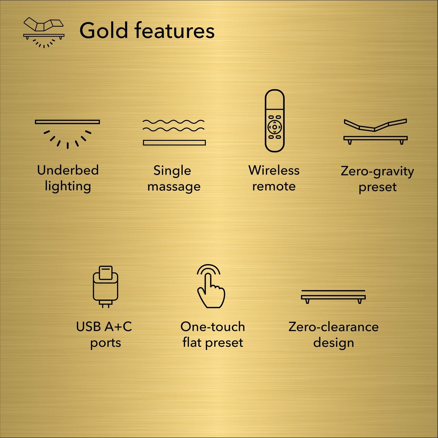 Base regolabile Serta Baselogic livello 3