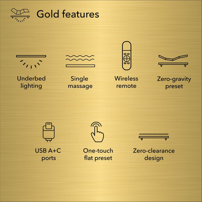 Base regolabile Serta Baselogic livello 3
