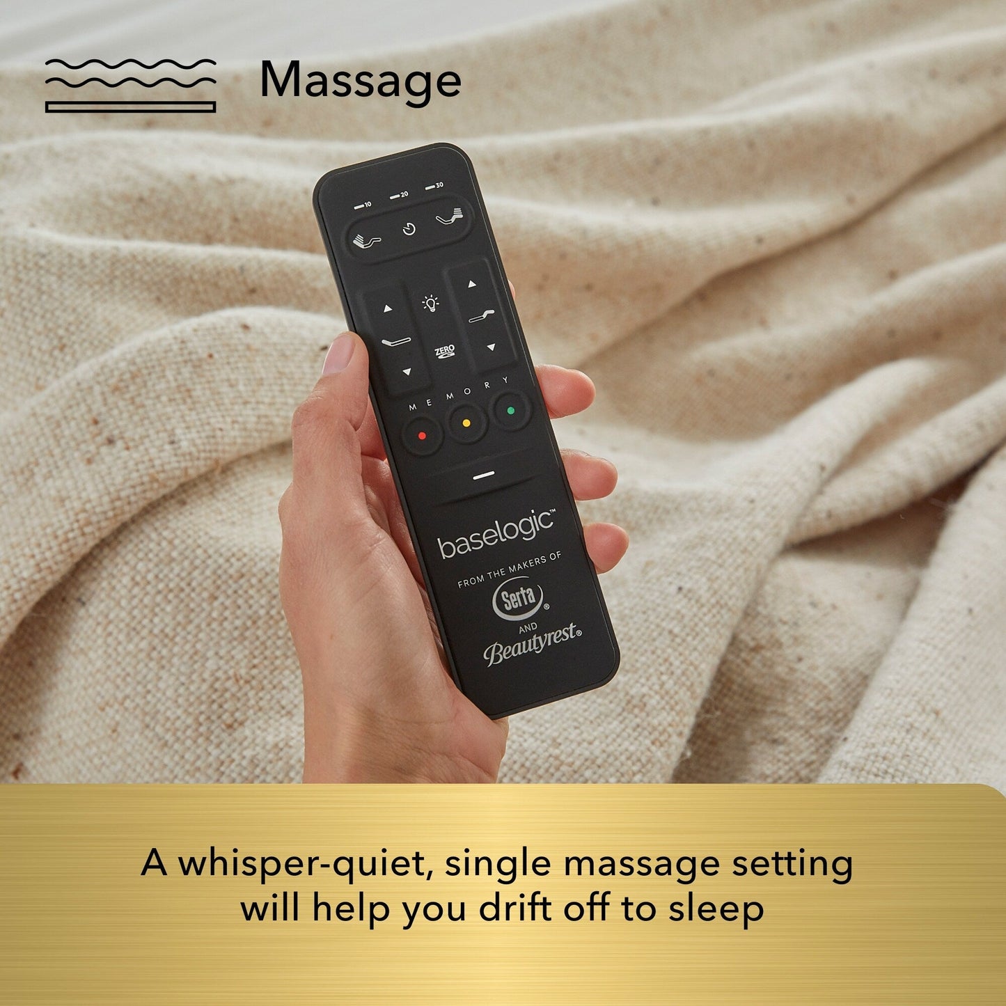 Base regolabile Serta Baselogic livello 3