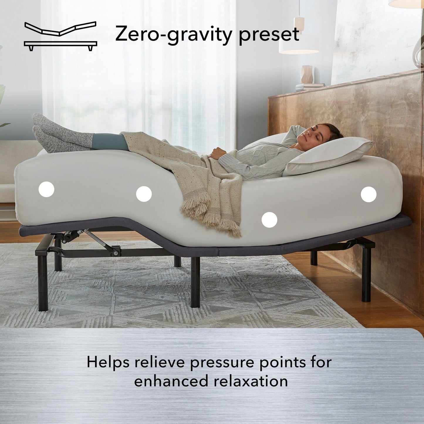 Base regolabile Serta Baselogic livello 2