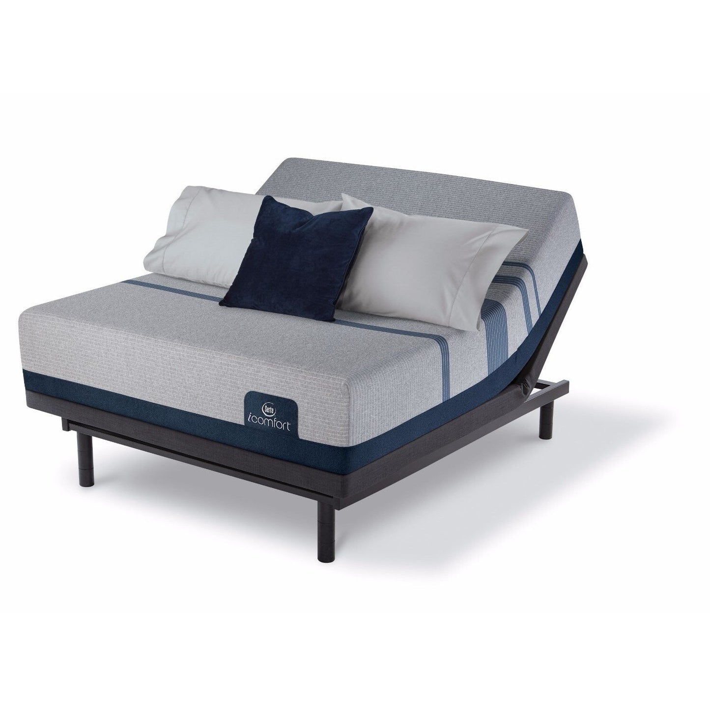 Materasso in memory foam Serta iComfort Blue Max 1000 da 13 pollici e set letto regolabile