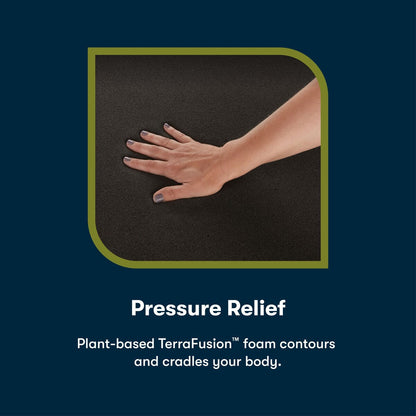 Set materasso rigido in memory foam Serta iComfortECO F15GL 13,25