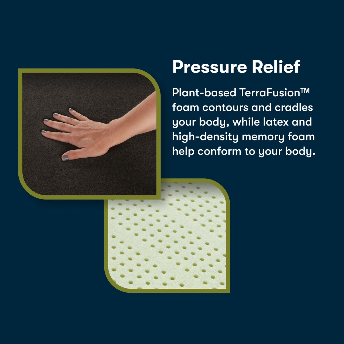 Materasso in memory foam Serta iComfortECO F40HD 15,75 di medie dimensioni e set base regolabile