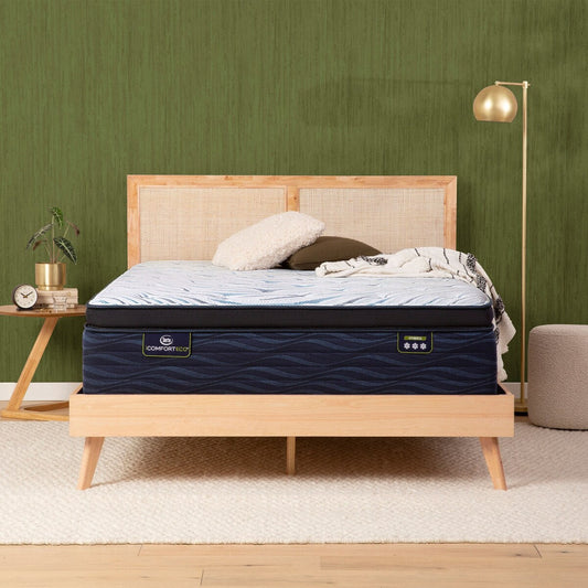 Set di materassi ibridi ultra morbidi Serta iComfortECO Q40HD 16,75