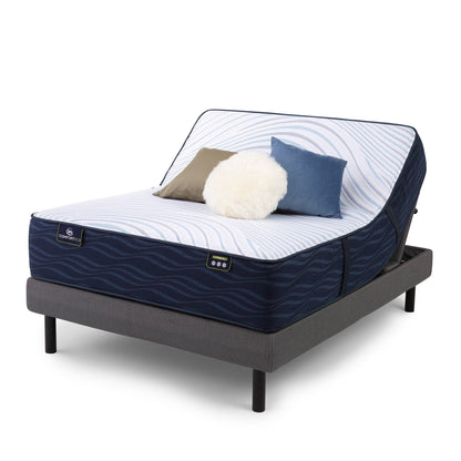 Materasso Serta iComfortECO Q40HD 16.75 Hybrid Ultra Plush Pillow Top e set base regolabile