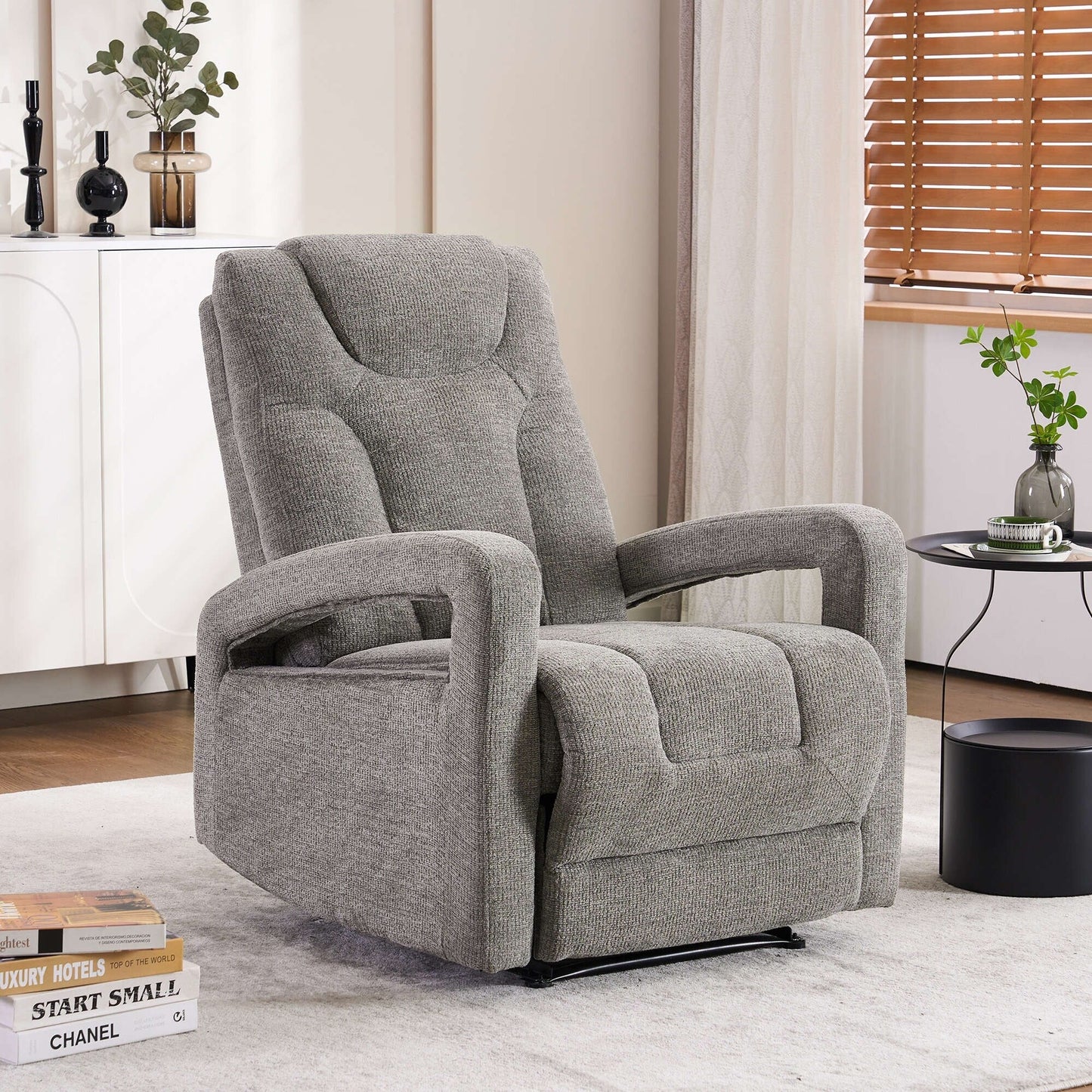 Set di 1 poltrona reclinabile imbottita