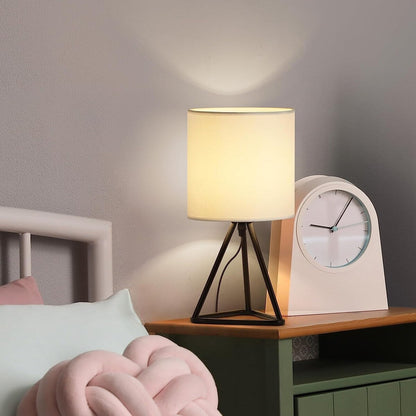Set di 2 graziose lampade da comodino moderne per soggiorno e camera da letto