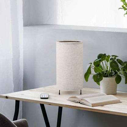 Set di 2 piccole lampade da tavolo con luce notturna e telecomando