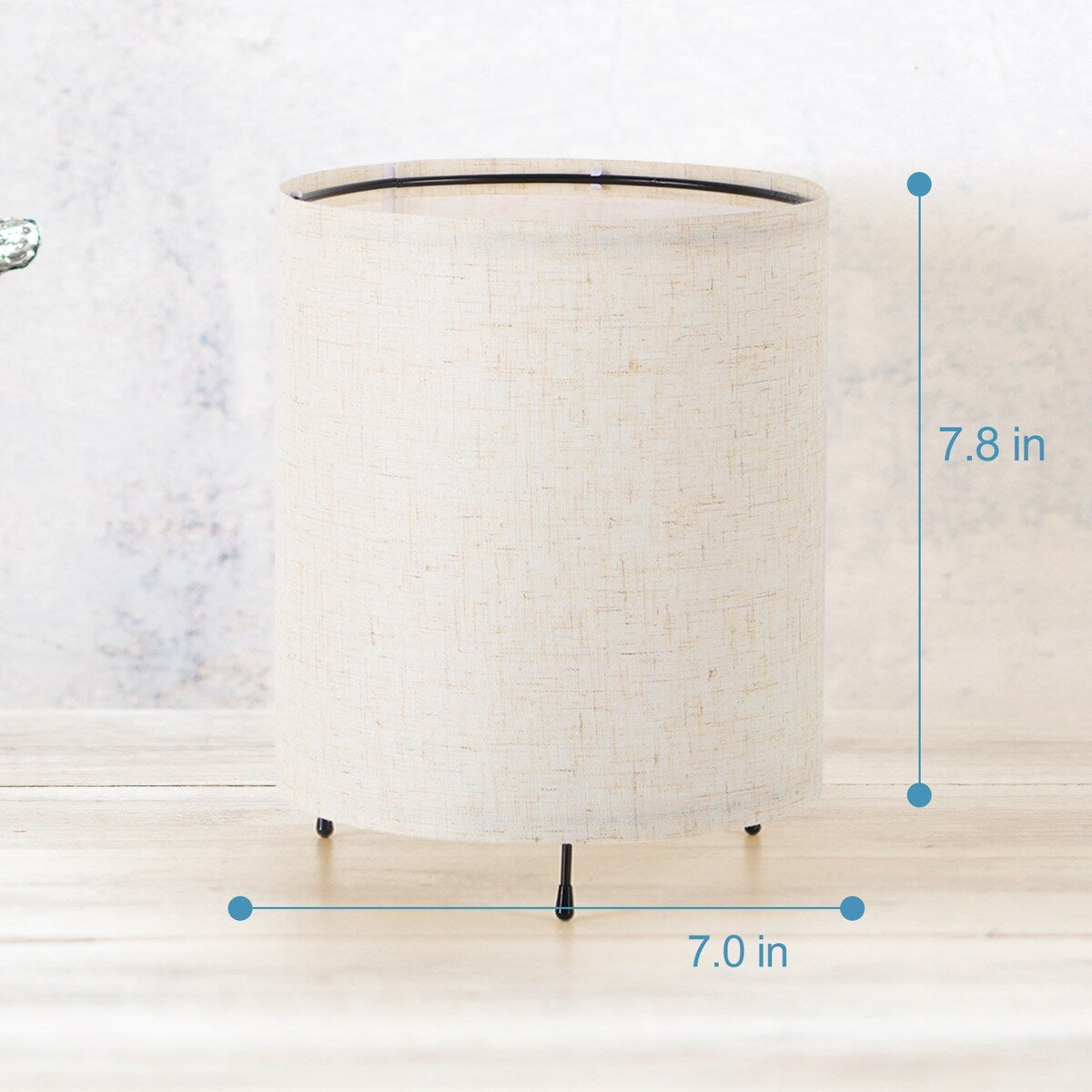 Set di 2 piccole lampade da tavolo con luce notturna e telecomando