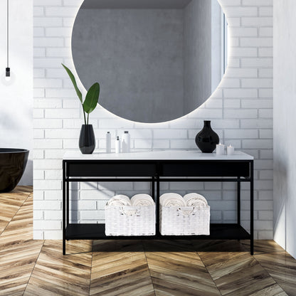 Cesto portaoggetti pieghevole a cubo intrecciato a mano Seville Classics (confezione da 2)