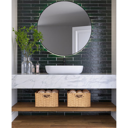 Cesto portaoggetti pieghevole a cubo intrecciato a mano Seville Classics (confezione da 2)