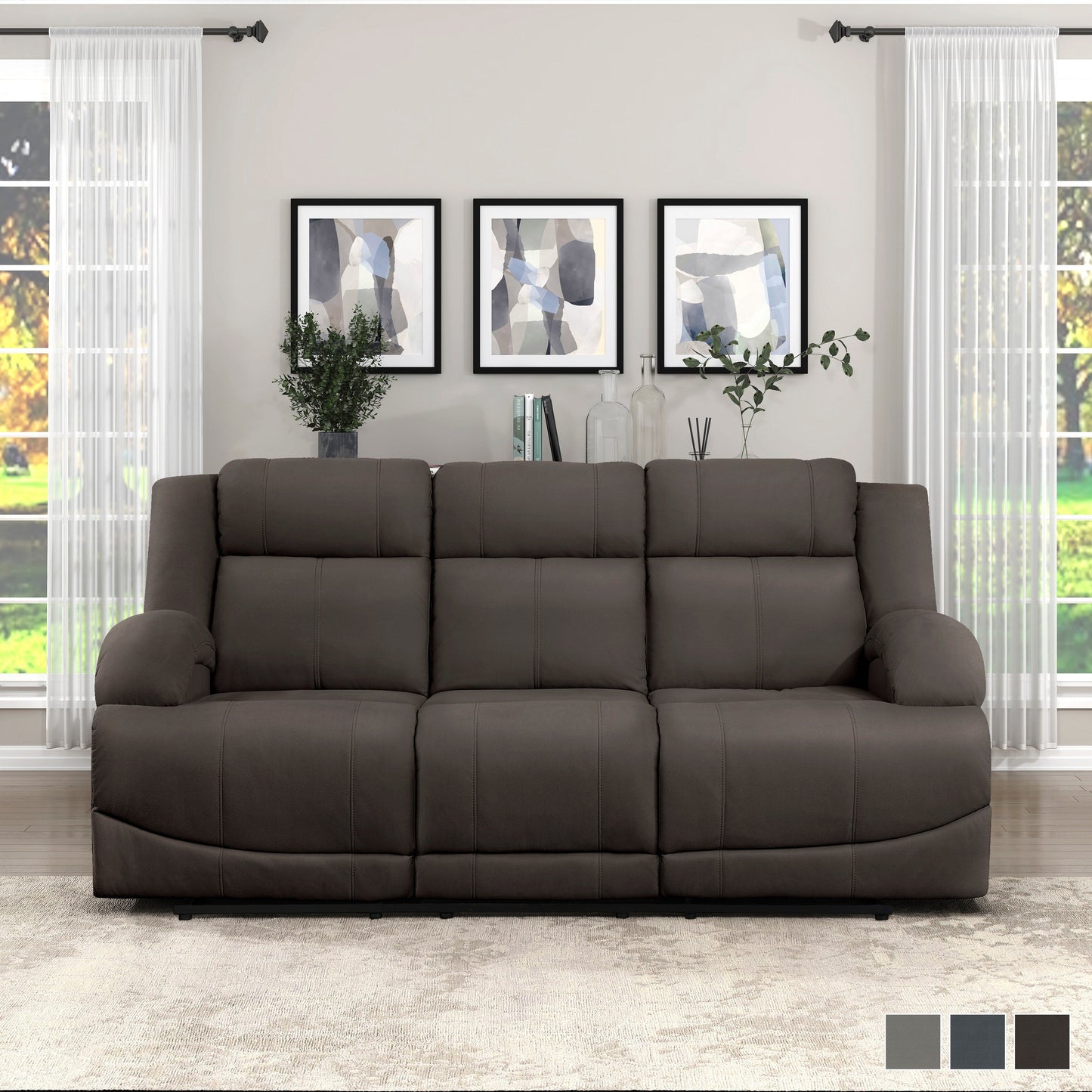 Divano reclinabile manuale Sherwood