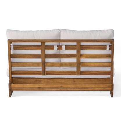 Set da esterno Sherwood da 4 posti in legno per chattare di Christopher Knight Home