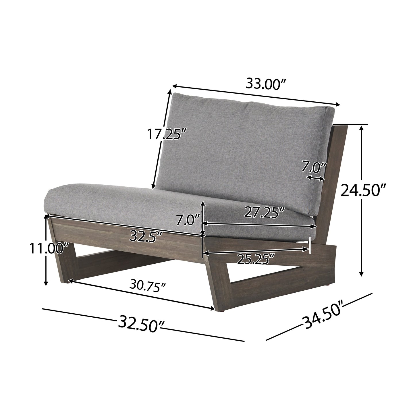 Set da esterno Sherwood da 4 posti in legno per chattare di Christopher Knight Home