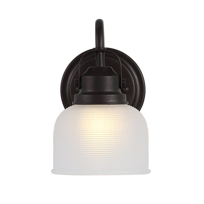 Lampada da toeletta a LED Shirley in metallo/vetro, di JONATHAN Y