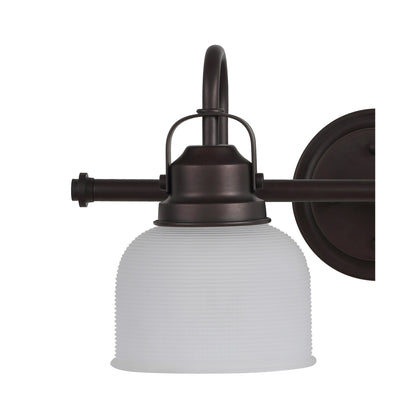 Lampada da toeletta a LED Shirley in metallo/vetro, di JONATHAN Y