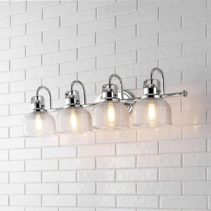 Lampada da toeletta a LED Shirley in metallo/vetro, di JONATHAN Y