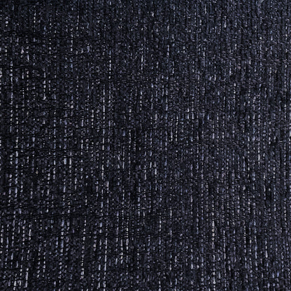 Divano Sian, poliestere blu navy, 2 cuscini decorativi, legno di pino massello, 90 pollici