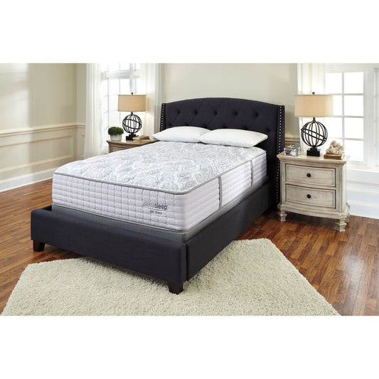 Materassi Sierra Sleep di Ashley Mount Dana, materasso queen-size con parte superiore in peluche e base a basso profilo