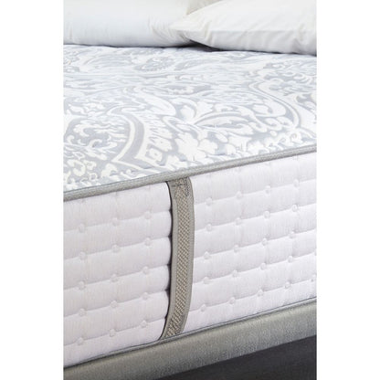 Materassi Sierra Sleep di Ashley Mount Dana, materasso matrimoniale con parte superiore in peluche e base a basso profilo