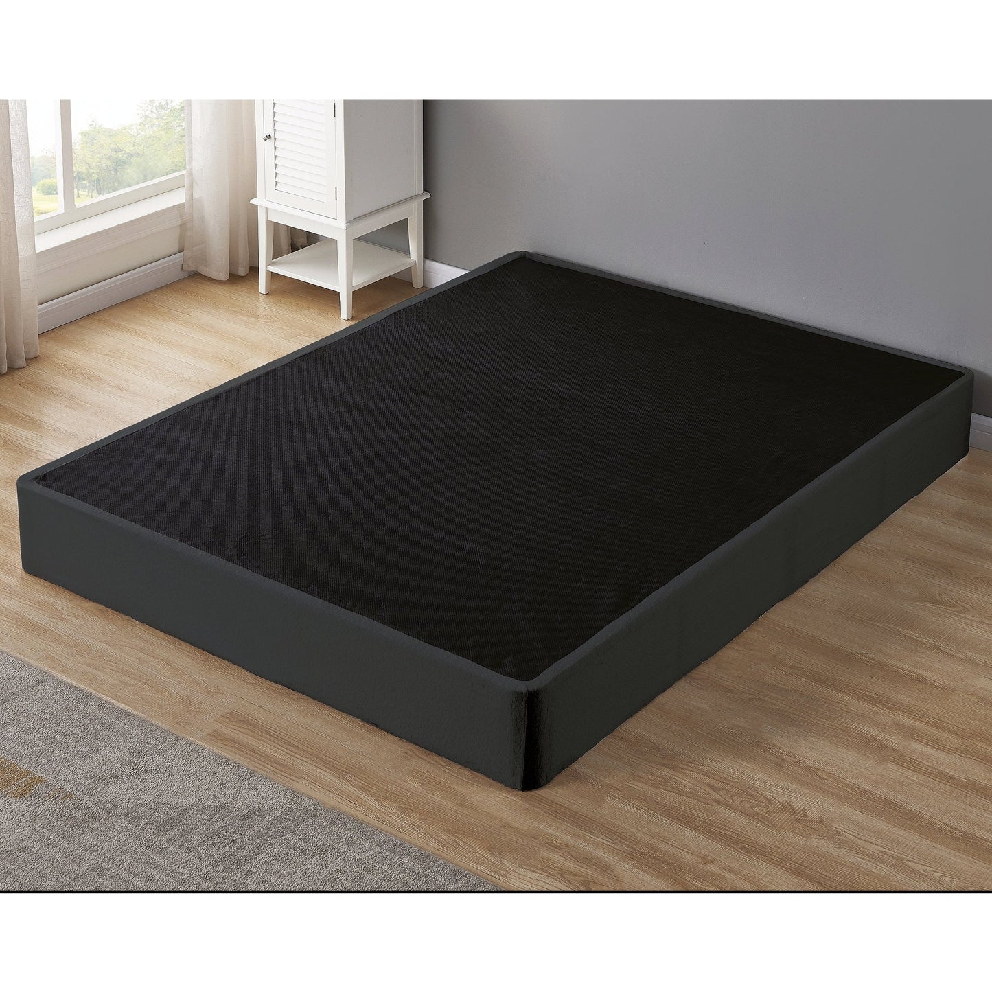 Fondazione Signature Design by Ashley Black Queen Metal Foundation