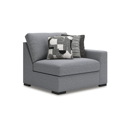 Divano componibile Signature Design by Ashley Bealton grigio a 3 pezzi - 140 L x 44 P x 41 A