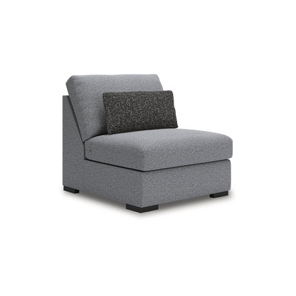 Divano componibile Signature Design by Ashley Bealton grigio a 3 pezzi - 140 L x 44 P x 41 A