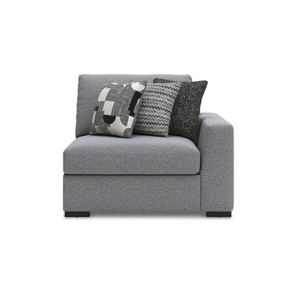 Divano componibile Signature Design by Ashley Bealton grigio a 3 pezzi - 140 L x 44 P x 41 A