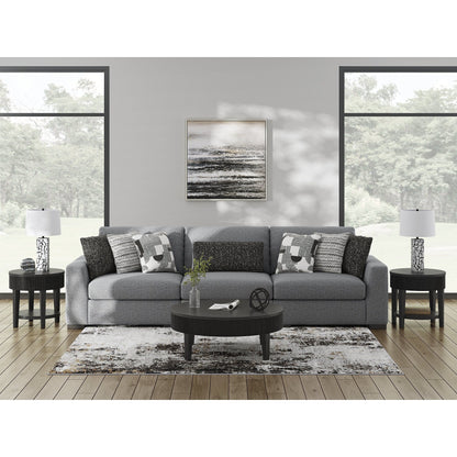 Divano componibile Signature Design by Ashley Bealton grigio a 3 pezzi - 140 L x 44 P x 41 A