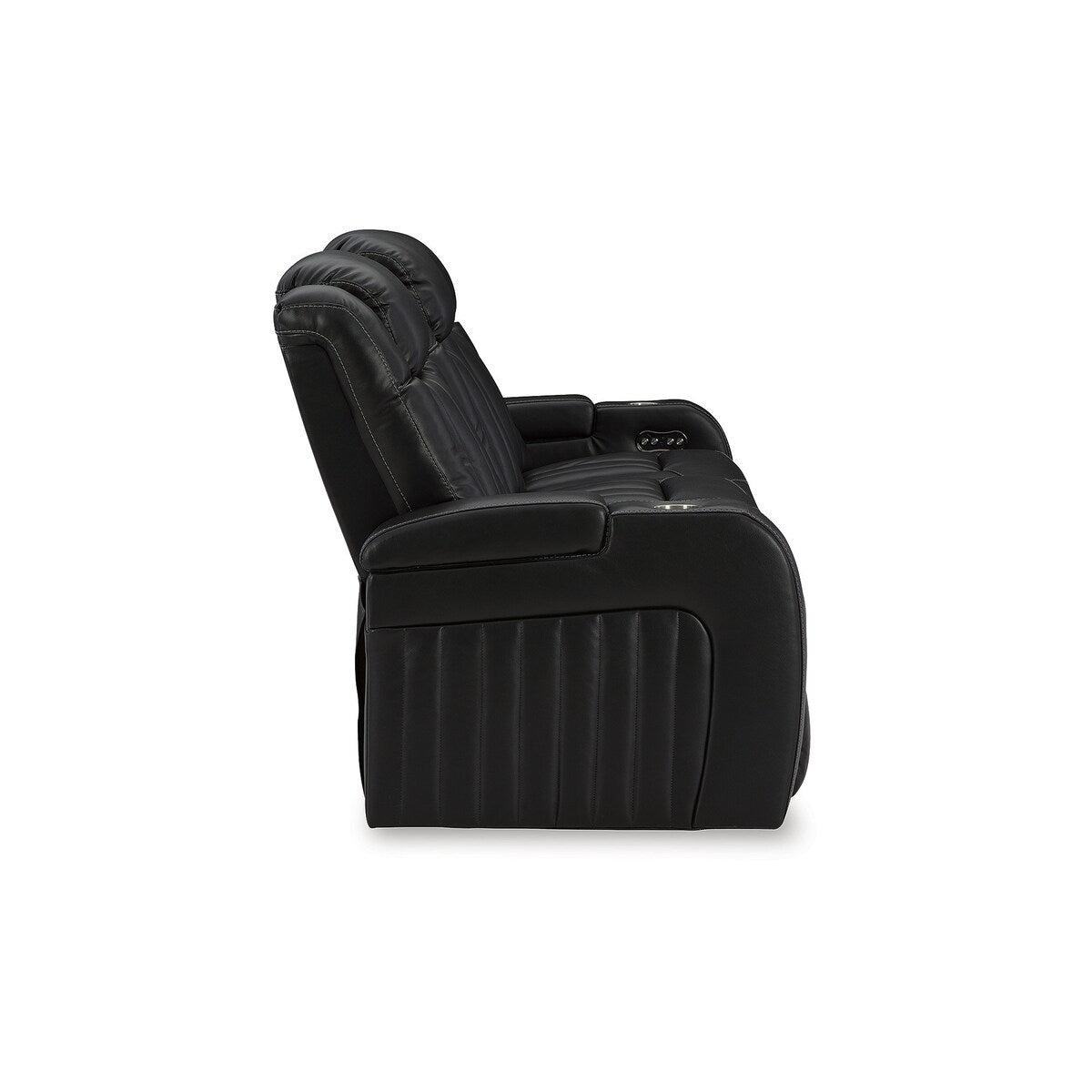 Divano reclinabile Signature Design by Ashley Caveman Den Midnight Power - 86 L x 42 P x 42 A