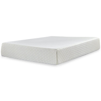 Pacchetto materasso Signature Design by Ashley Chime da 12 pollici in memory foam nero/bianco, 2 pezzi