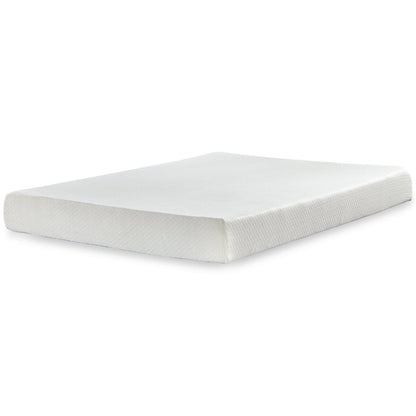 Pacchetto materasso king size Signature Design by Ashley Chime da 8 pollici in memory foam nero/bianco, 2 pezzi