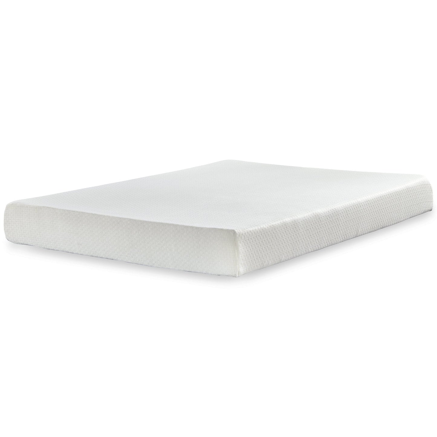 Pacchetto materasso king size Signature Design by Ashley Chime da 8 pollici in memory foam bianco, 2 pezzi